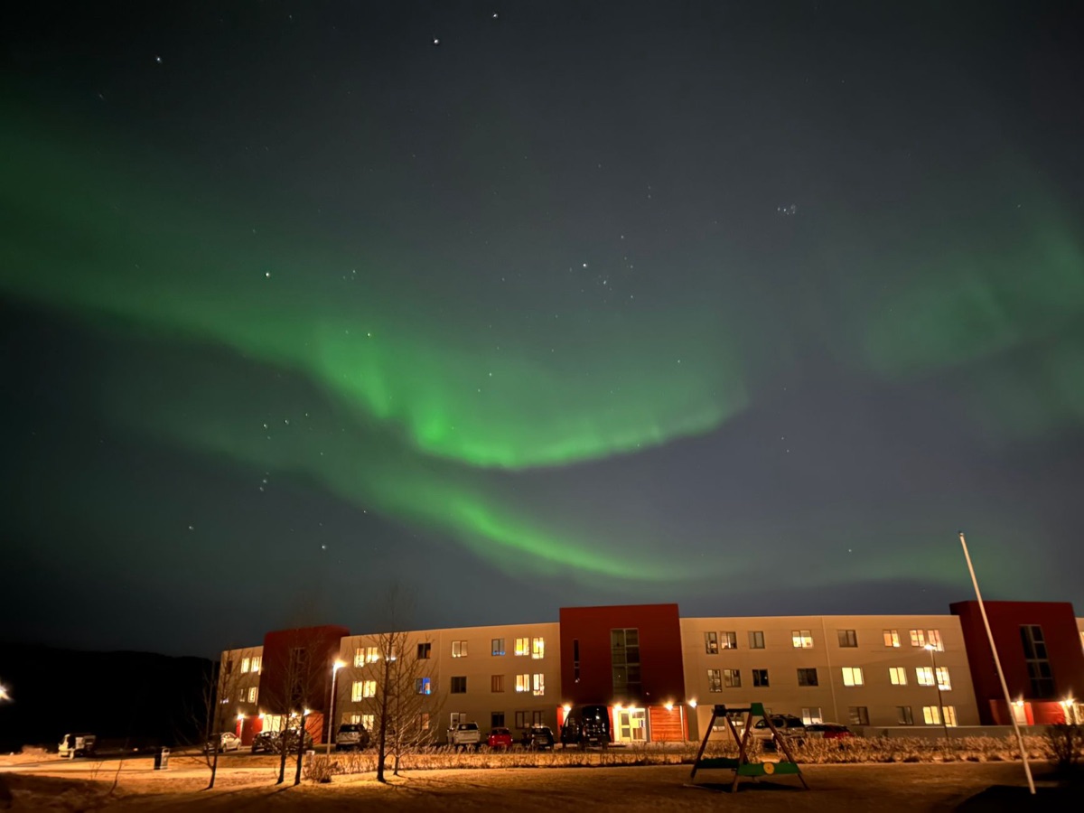 Icelandischer Hotelausblick