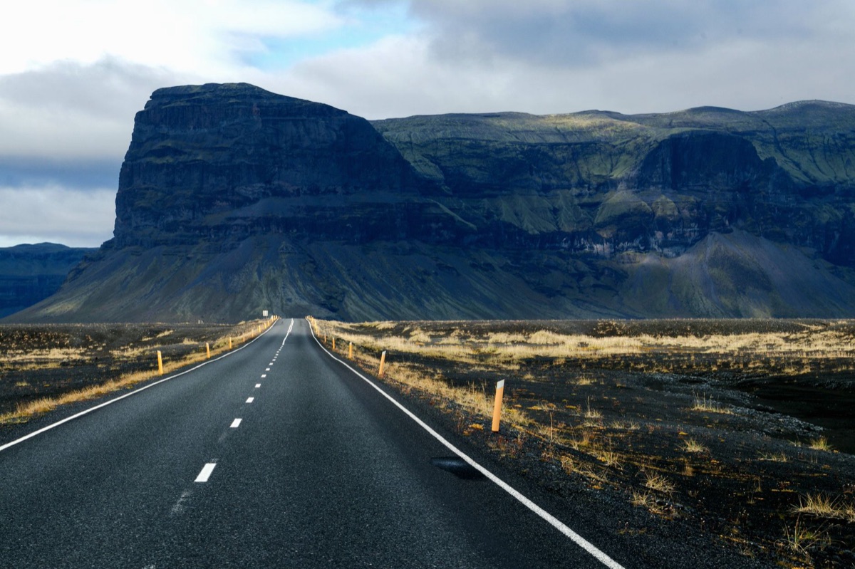 Icelandic Ring Road scenic view