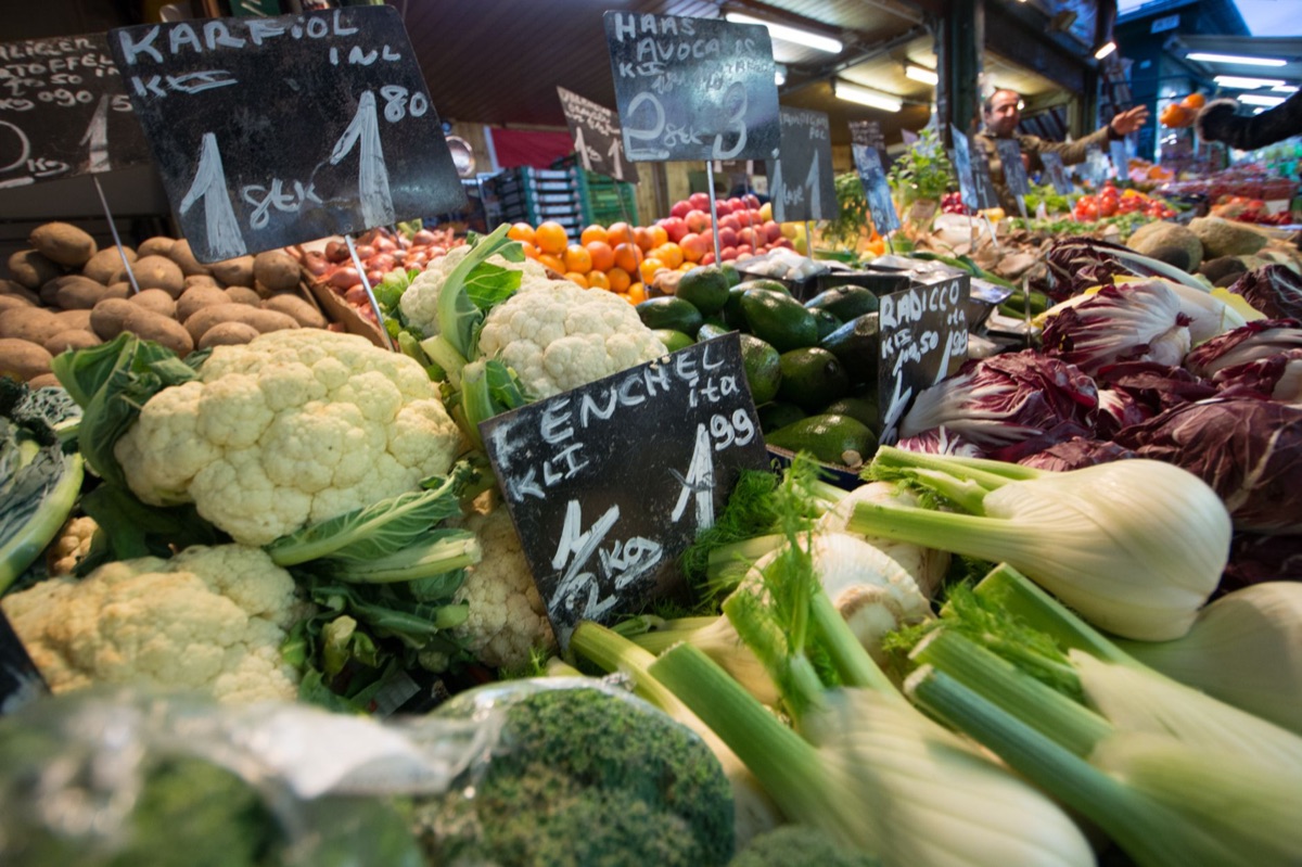 Icelandic local food market