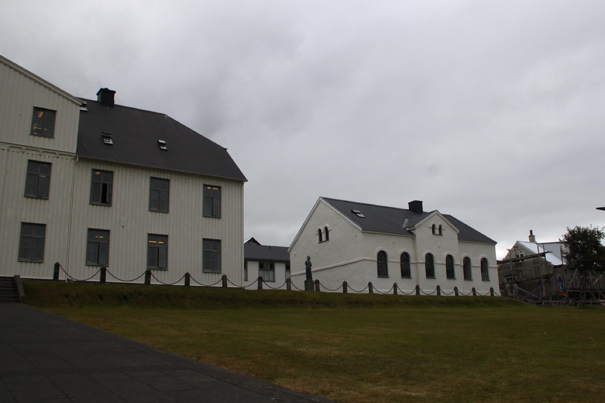 Icelandic government building in Reykjavik