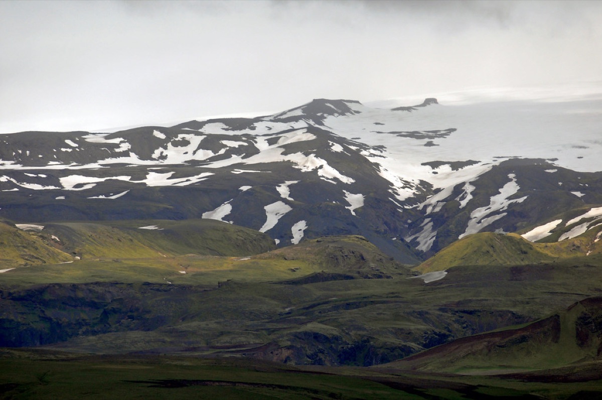 Eisglacier Ausblick von Berg