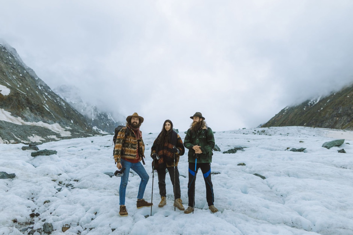 Equipos de escalada en glaciares