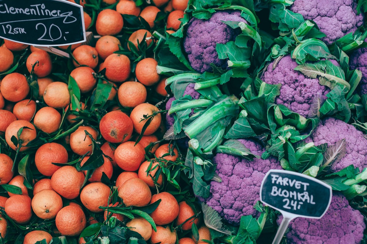 icelandic farmer market with fresh seafood and local produce